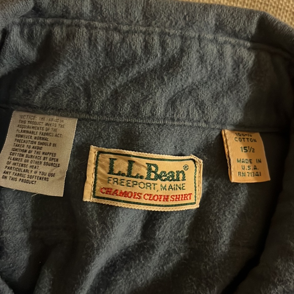 Ll Bean Button Up - image 2